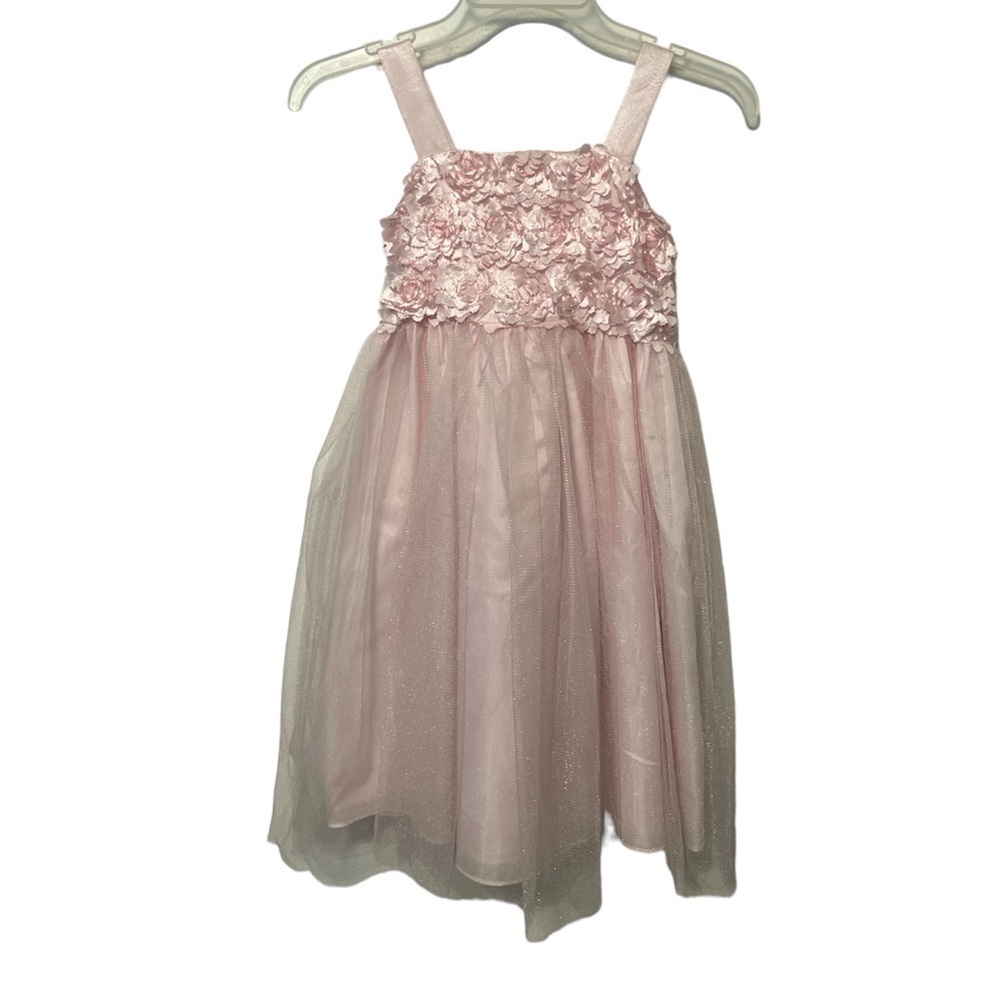 Girls formal dress. Pink. 6X